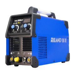 Máy hàn tig Riland TIG 200CT hàn tig và que. Công nghệ inverter tiết kiệm điện năng