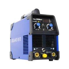 Máy hàn tig Riland TIG 250CT hai chức năng hàn tig và hàn que. Hàn vật liệu dày từ 0.5-4.0mm