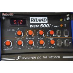 Máy hàn tig Riland WSM 500IJ hàn phôi dày ( 0.8 - 16mm ) và hàn que ( 1.6mm – 5.0 mm )