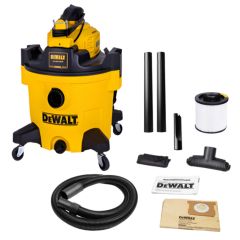 Máy thổi bụi công nghiệp Dewalt DXV234P Trang bị 4 chức năng hút bụi, khô, ướt, thổi. Có thể chuyển đổi thành máy thổi cầm tay