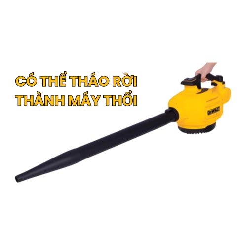 Máy thổi bụi công nghiệp Dewalt DXV234P Trang bị 4 chức năng hút bụi, khô, ướt, thổi. Có thể chuyển đổi thành máy thổi cầm tay