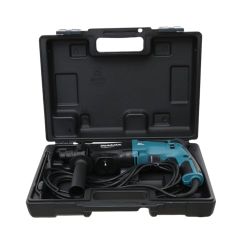 Máy khoan bê tông điện Makita M8701B Công suất 800W Ba chế độ khoan. Có tay cầm, thước đo độ sâu.