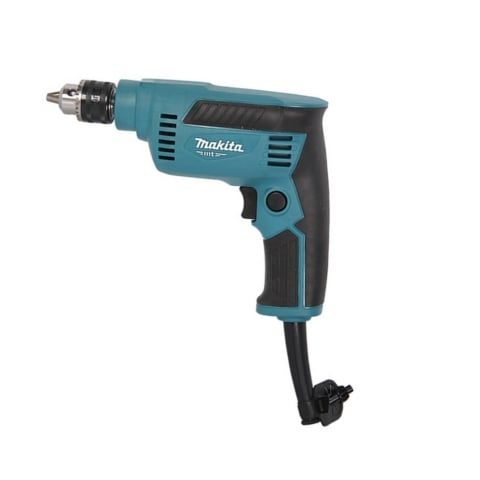 Máy khoan điện Makita M6500B Với công suất 230W có khả năng khoan thép đến 6.5mm và gỗ đến 9mm