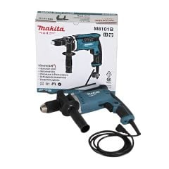 Máy khoan điện Makita M8101B khả năng khoan bê tông, thép, gỗ với đường kính đến 16mm, 33mm, 30mm