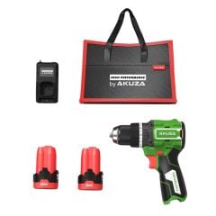 Máy khoan pin Akuza F1 ATC trang bị tốc độ không tải lên đến 2000 vòng/phút. Bật tắt tính năng chống vặn cổ tay