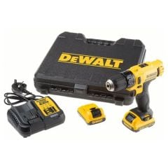 Máy khoan pin cầm tay Dewalt DCD710D2-GB Với 2 pin 2Ah, bộ sạc và hộp kit