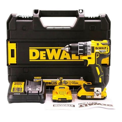 Máy khoan pin Dewalt DCD791M2-B1 Khoan thép 13mm, khoan gỗ 40mm. Tốc độ không tải đến 2000 vòng/phút