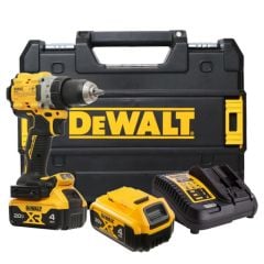 Máy khoan pin Dewalt DCD800M2T-B1 Khoan thép 13mm, gỗ 40mm. Kèm hai cấp tốc độ không tải 550 - 2.000 vòng/phút