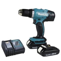 Máy khoan pin cầm tay Makita DDF453SYE tốc độ khoan cao, giúp hoàn thành công việc nhanh chóng