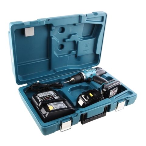 Máy khoan pin cầm tay Makita DDF453SYE tốc độ khoan cao, giúp hoàn thành công việc nhanh chóng