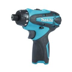 Máy khoan vặn vít pin Makita DF030D khoan được cả thép và gỗ, tự do điều chỉnh 2 tốc độ