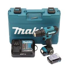 Máy khoan pin cầm tay Makita DF333DSYE khoan thép lên đến 10mm và gỗ lên đến 21mm