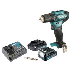 Máy khoan pin cầm tay Makita DF333DSYE khoan thép lên đến 10mm và gỗ lên đến 21mm