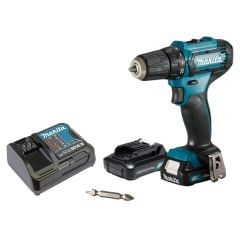 Máy khoan pin cầm tay Makita DF333DSYE khoan thép lên đến 10mm và gỗ lên đến 21mm