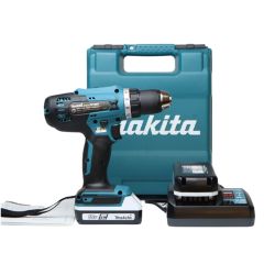 Máy khoan pin cầm tay Makita DF488D002 khả năng khoan vào vật liệu thép đến 13mm và gỗ đến 36mm