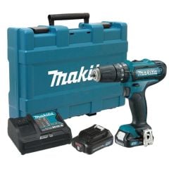 Máy khoan pin cầm tay Makita HP333DSAE công suất 170W, kết hợp với lực vặn cứng tối đa 30Nm