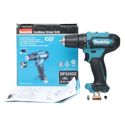 Máy khoan pin cầm tay Makita DF333DZ lực siết tối đa 30Nm. Có thể điều chỉnh được lực siết cứng hoặc mềm