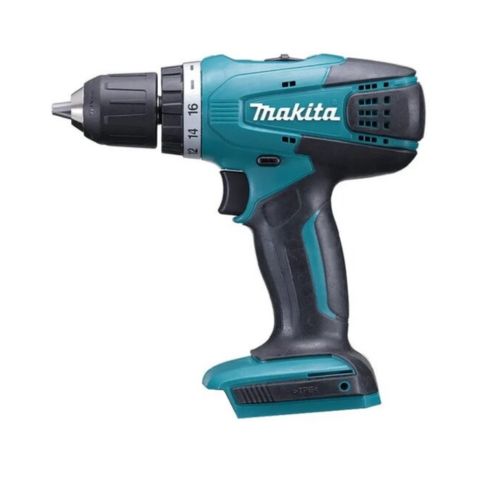Máy khoan pin cầm tay Makita HP347DZ trang bị khả năng khoan và đóng vít nhanh chóng và chính xác