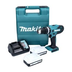 Máy khoan pin cầm tay Makita HP488DWAE khoan được nhiều vật liệu như gỗ, kim loại, bê tông