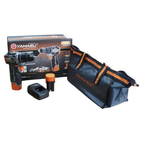 Máy khoan pin Yamasu G16V-45N lực siết mạnh mẽ 45Nm cho phép máy xử lý dễ dàng