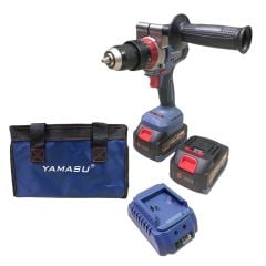 Máy khoan pin Yamasu YMS-M13B Lực siết 90N.m Có 20 cấp độ siết + 3 chế độ khoan+2 tốc độ