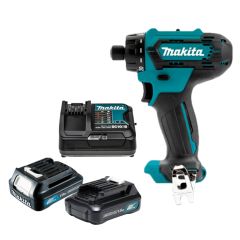 Máy khoan vặn vít pin Makita DF033DSYE khả năng khoan và vặn vít trên nhiều loại vật liệu khác nhau.