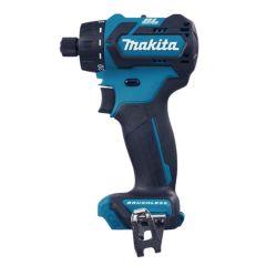 Máy khoan vặn vít cầm tay pin Makita DF302DZ công suất 250W, khả năng khoan thép 10mm và gỗ đến 28mm