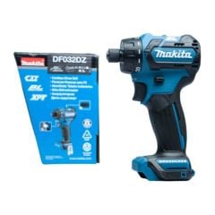 Máy khoan vặn vít cầm tay pin Makita DF302DZ công suất 250W, khả năng khoan thép 10mm và gỗ đến 28mm