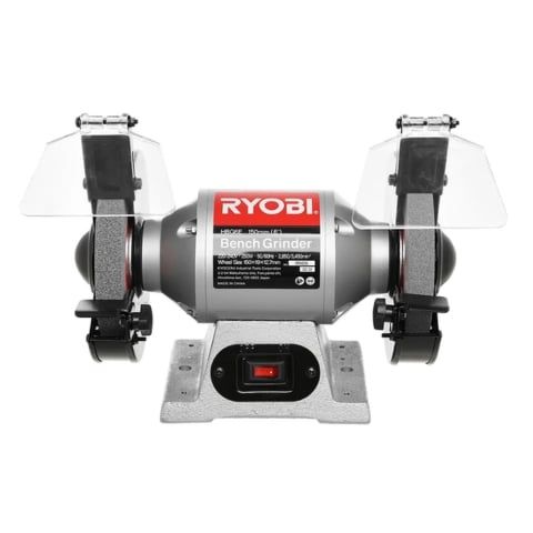 Máy mài hai đá Kyocera HBG-6E Nhật Bản. Công suất 250W và tốc độ không tải là 2850 vòng/phút