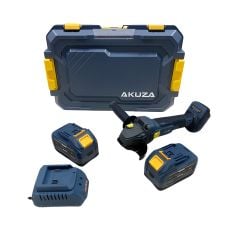 Máy mài góc pin Akuza MG100-01BL trang bị 2pin 1sạc. Tốc độ không tải lên đến 8500 vòng/phút