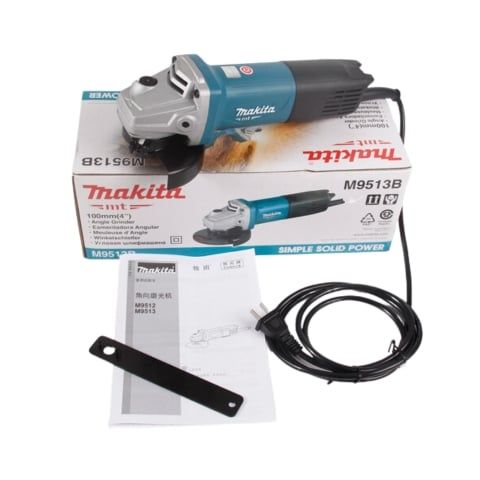 Máy mài góc Makita M9513B công suất 850W mang lại khả năng làm việc mạnh mẽ và liên tục.