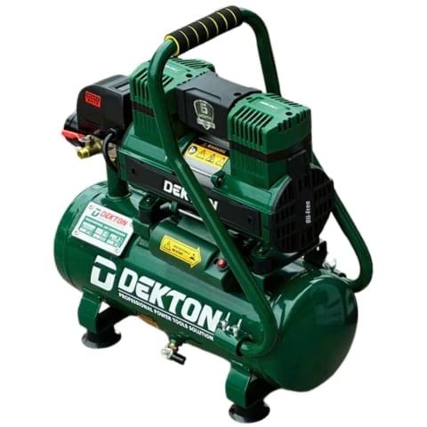 Máy nén khí không dầu Dekton DK-AC2910PRO công suất 1.5HP, lên hơi đầy bình 40 giây