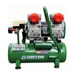 Máy nén khí không dầu 12L Dekton DK-AC3912 công suất 2.0HP (1500W), lên khí chỉ 22 giây