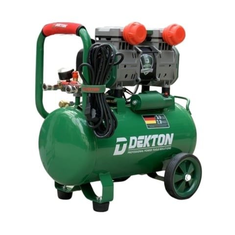 Máy nén khí Dekton DK-AC3930 mô tơ dây đồng 100%, lên hơi đầy bình trong vòng 50 giây