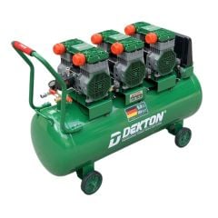 Máy nén khí không dầu 160Lít Dekton DK-AC89160 Thời gian lên hơi đầy bình 1 phút 40 giây. Công suất 9HP / 6750W