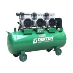 Máy nén khí không dầu 160Lít Dekton DK-AC89160 Thời gian lên hơi đầy bình 1 phút 40 giây. Công suất 9HP / 6750W