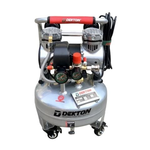 Máy nén khí không dầu Dekton DK-AC2912SWALT hợp kim nhôm chống gỉ, tốc độ lên hơi chỉ 43 giây đầy bình