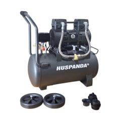 Máy nén khí không dầu Huspanda HKN 1450 Trang bị công suất 2HP tốc độ lên hơi cực nhanh chỉ 45 giây