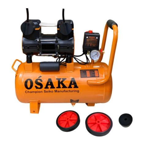 Máy nén khí không dầu Osaka SK1080-24L Mô tơ dây đồng 100%, lên hơi đầy bình chỉ 60 giây.