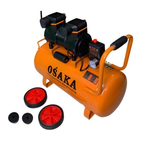 Máy nén khí không dầu Osaka SK1680-50L Có công suất lên đến 1680W, tốc độ lên hơi đầy bình chỉ 101 giây