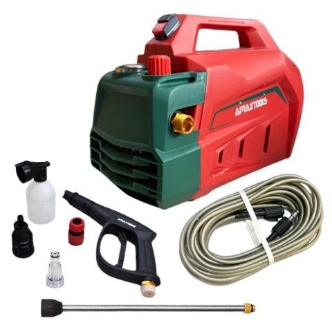 Máy rửa xe Amaxtools ARX2680 Trang bị công suất 2680W. Áp lực nước lên đến 160bar