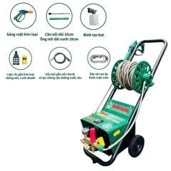 Máy rửa xe cao áp Dekton DK-CWR3000A Phiên bản nâng cấp mới. Công suất 3000W motor 100% dây đồng
