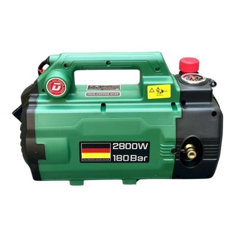 Máy rửa xe cao áp Dekton DK-CWR2800Plus Công suất 2800W Motor không chổi than dây đồng. Áp lực nước 180bar