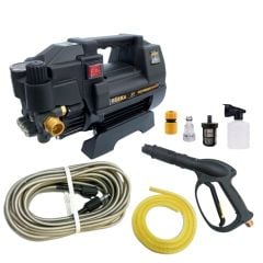 Máy rửa xe áp lực cao Osaka S5 Có chỉnh áp, công suất 2400W. Dây xịt dài 7m đầy đủ phụ kiện.