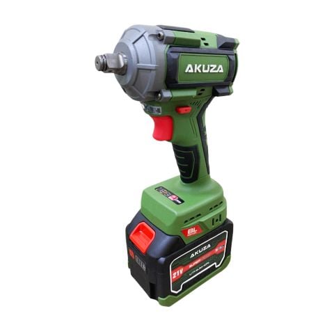 Máy siết bu lông pin Akuza B550Pro đầu khẩu 1/2 lực siết cao 550Nm dễ dàng tháo mở xe máy, xe 4 chỗ