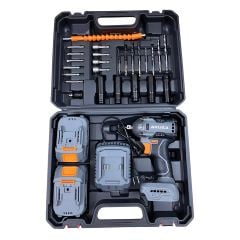 Máy siết bulong Akuza B350-01 đầy đủ phụ kiện, lực siết tối đa lên đến 350Nm