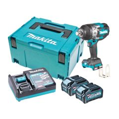Máy siết bulong pin Makita TW001GM201 lực siết đến 1630Nm (1.200 ft·lbs) và mở lên đến 2000Nm