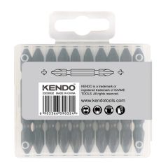 Mũi vít bake 2 đầu bằng thép S2 PH2×65mm Kendo 23230532