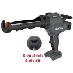 Súng bắn keo silicon Dekton M21-MBK01PRO Trang bị lực đẩy tối đa lên đến 2500Nm đủ mạnh để xử lý hết các loại keo silicon