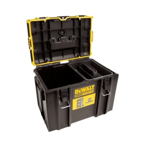 Thùng đựng đồ nghề Dwalt DS400 DWST83342-1 Trang bị chống nước chống bụi chuẩn IP65 chịu được thời tiết khắc nghiệt nhất.
